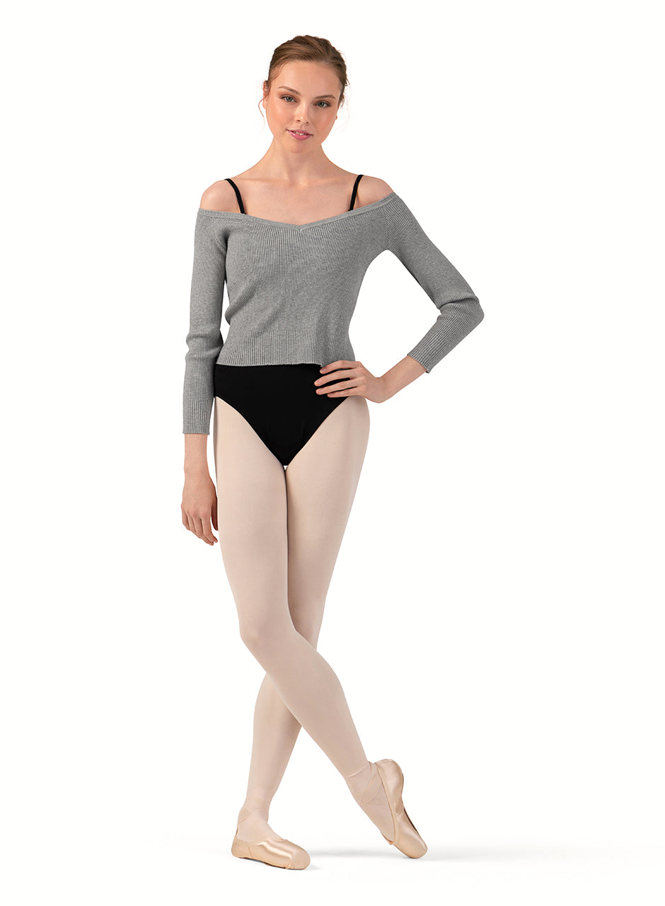 Crop Knit Sweater Z30017 by Bloch