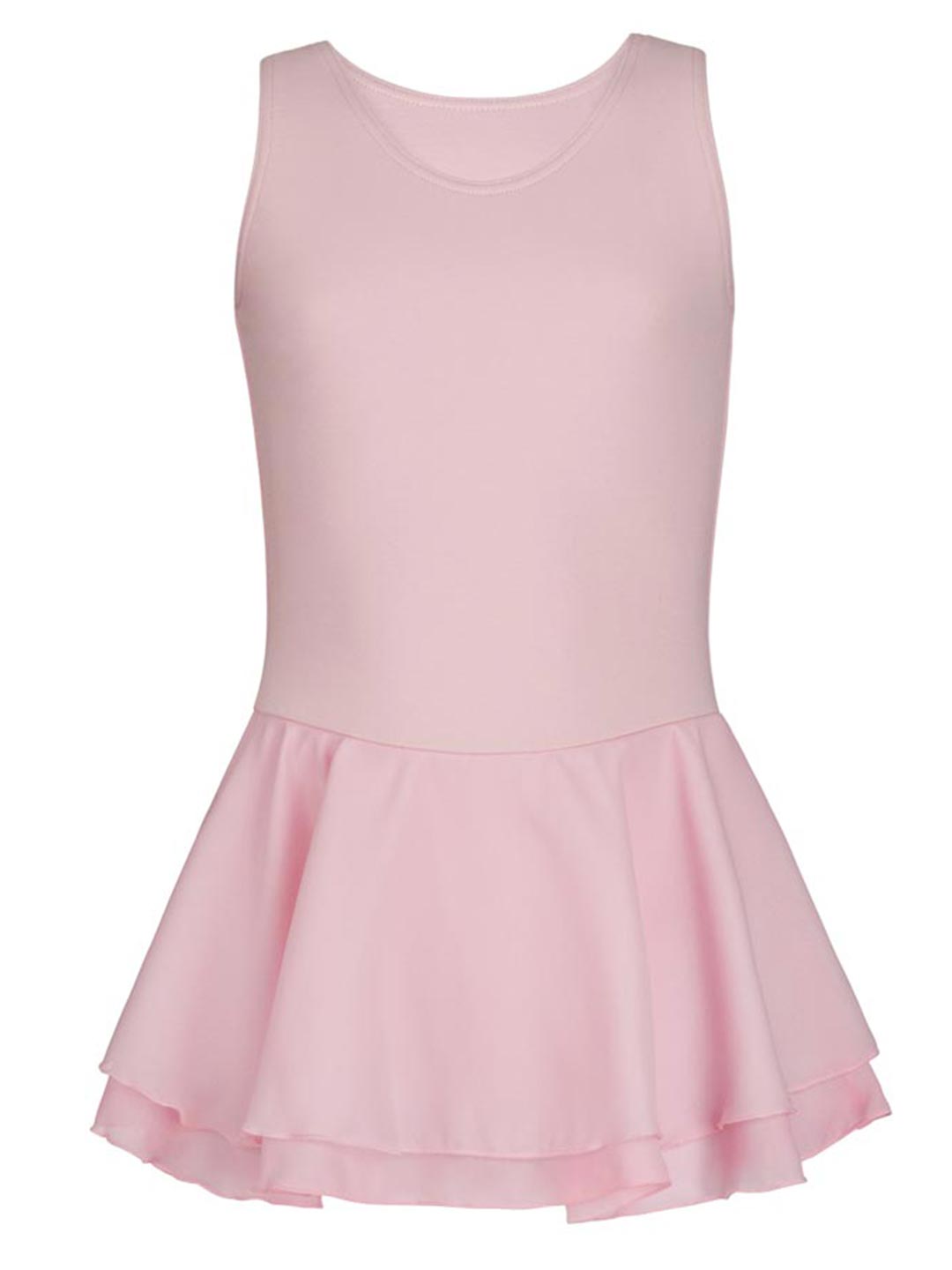 Flowy Double Layer Skirt Tank Dress CC877C by Capezio