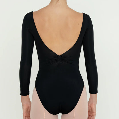 Pinch Front Long Sleeve Leotard by Bullet Pointe