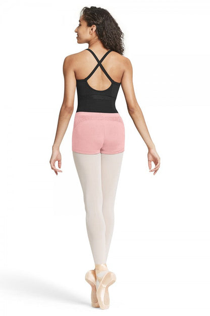 Mesh Panel Shorts M6038LM by Mirella