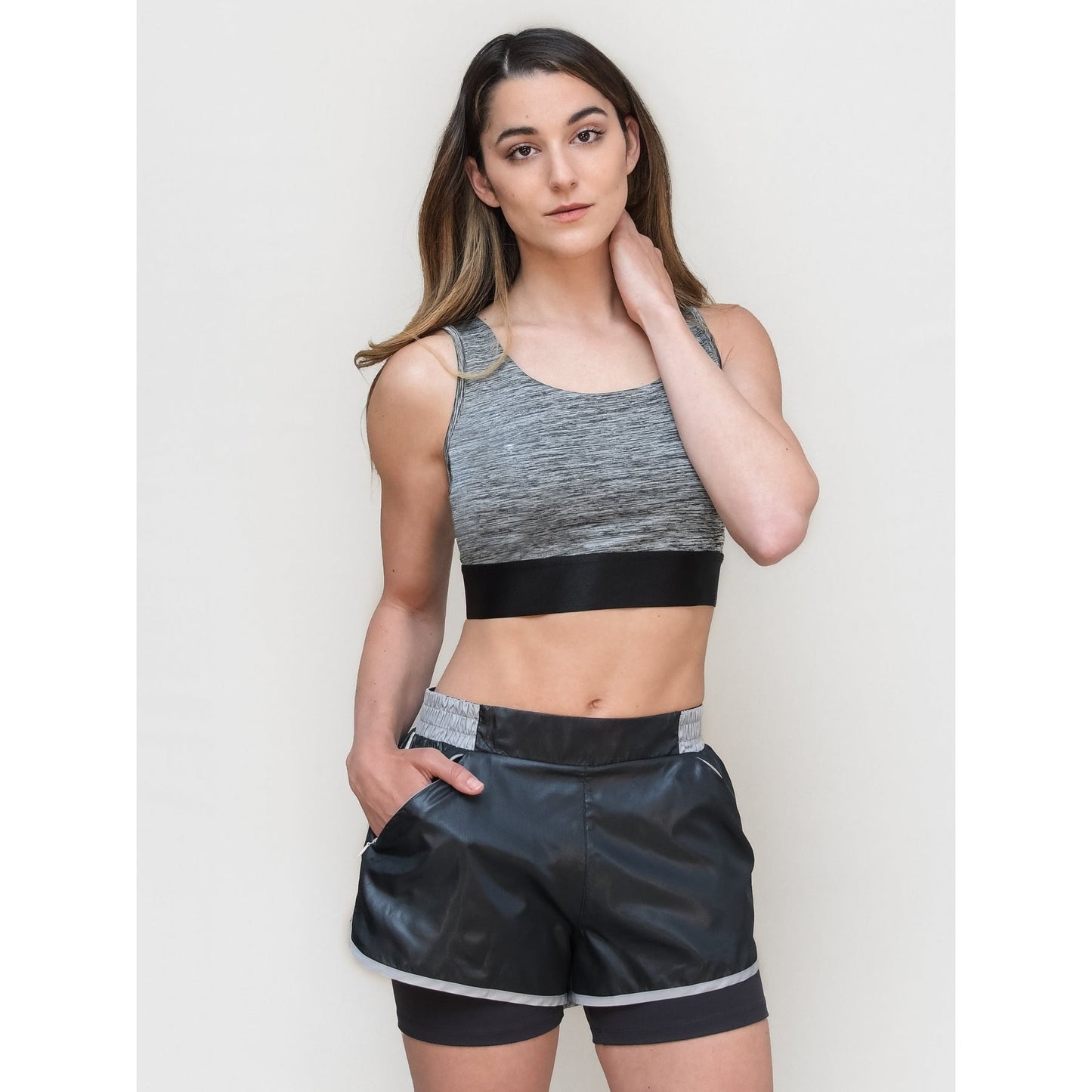 Lightweight Ripstop Double Short with Reflective Trim