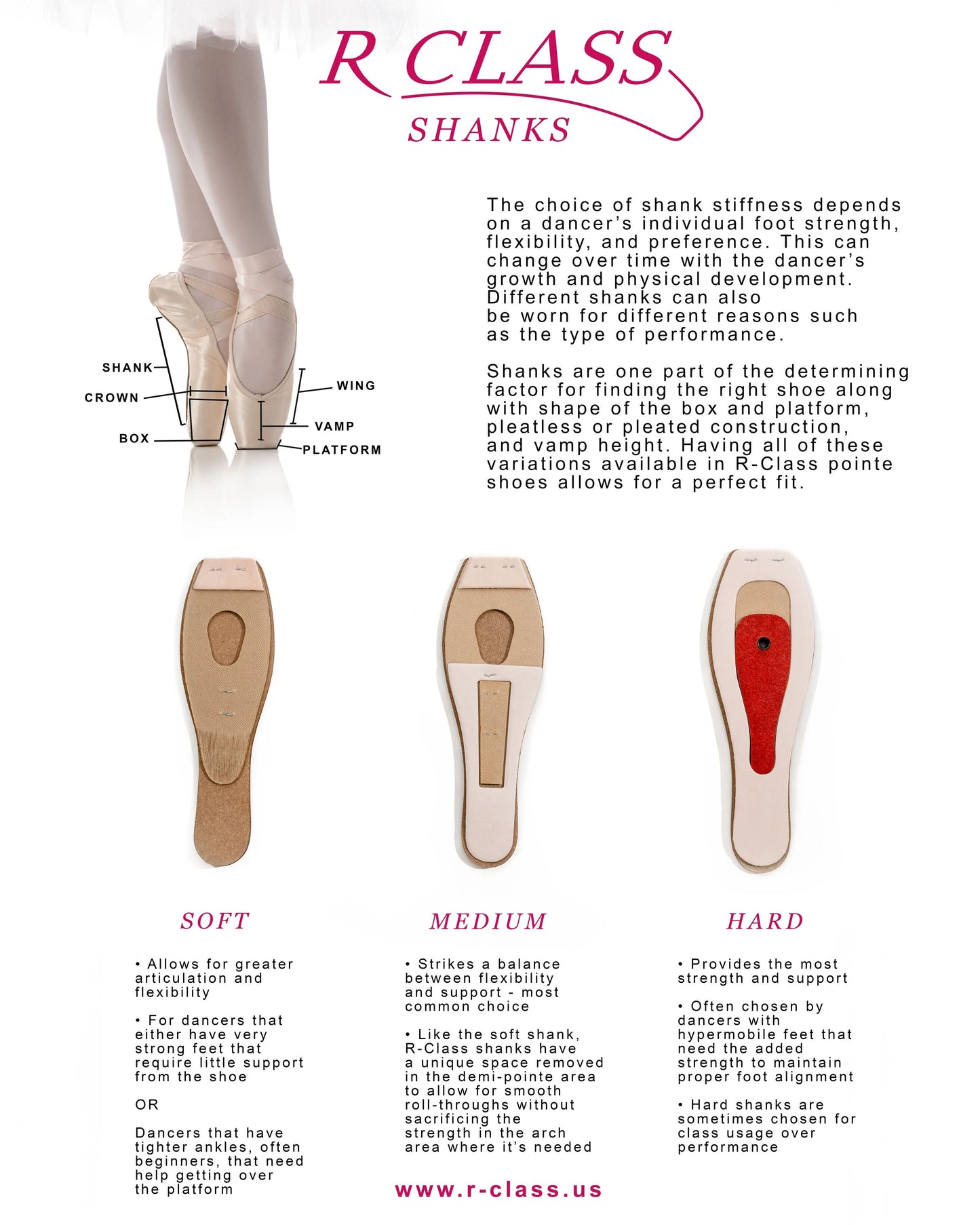 BRILLANTE Quiet Tip RC22 Pointe Shoe by R Class