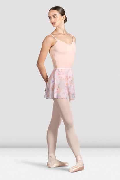 Printed Mesh Pull on Skirt by Bloch