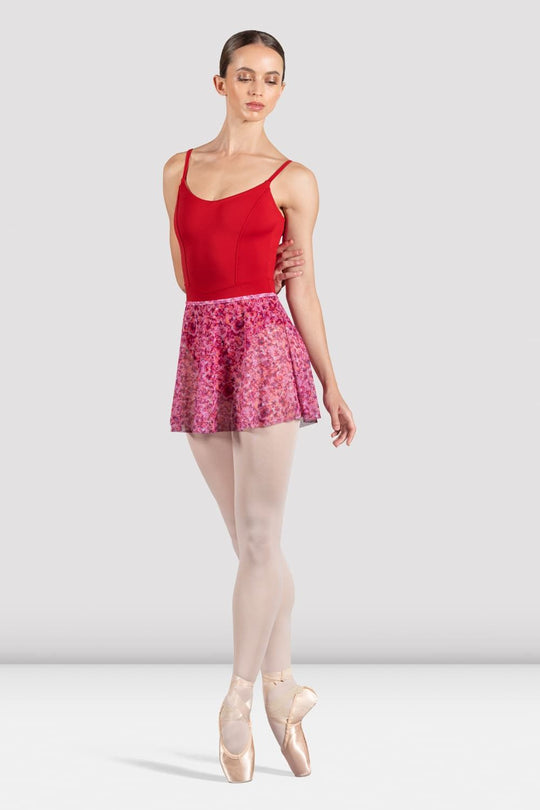 Printed Mesh Pull on Skirt by Bloch